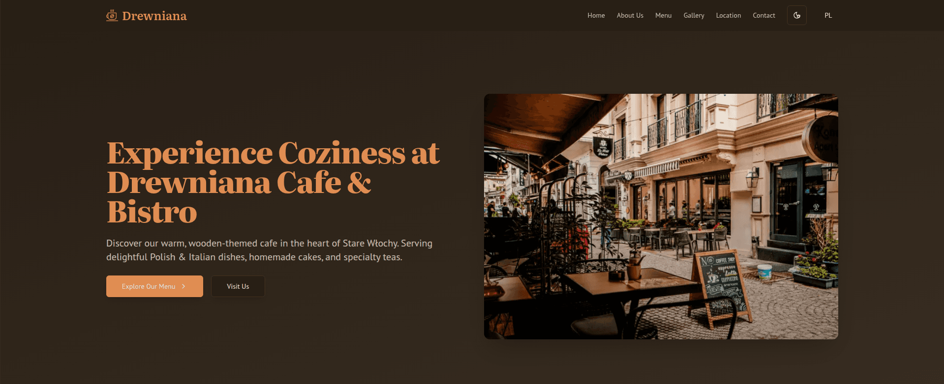 Drewniana Cafe & Bistro project
